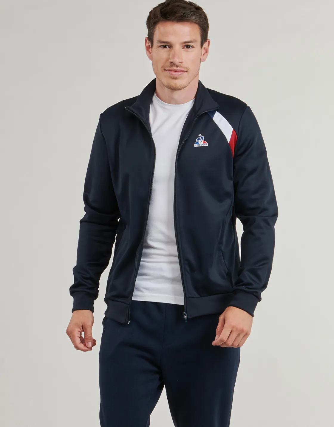 Le Coq Sportif Joggings & Survêtements^- TRI SP FZ SWEAT N°1 M
