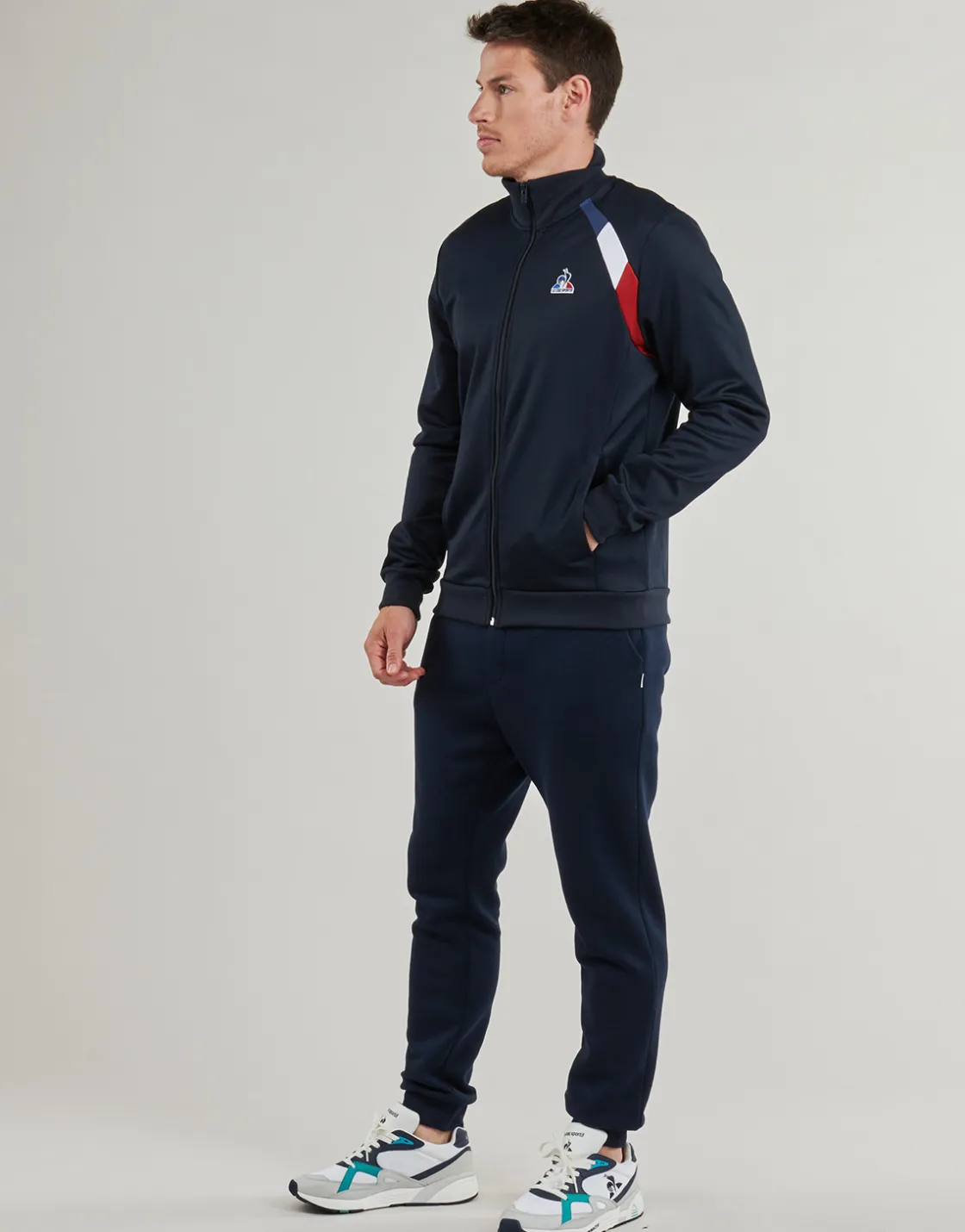 Le Coq Sportif Joggings & Survêtements^- TRI SP FZ SWEAT N°1 M