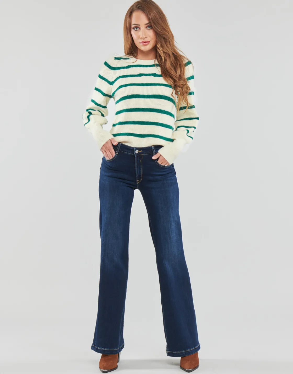 Le Temps des Cerises Jeans^- PULP HIGH FLARE