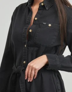Lee - ALL PURPOSE SHIRT DRESS Noir Discount