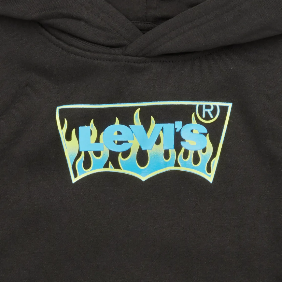 Levi's - BATWING FILL HOODIE Noir Clearance