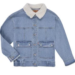 Levi's - LVG DENIM JACKET W/ SHERPA COL< Vestes