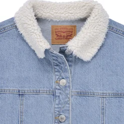 Levi's - LVG DENIM JACKET W/ SHERPA COL< Vestes