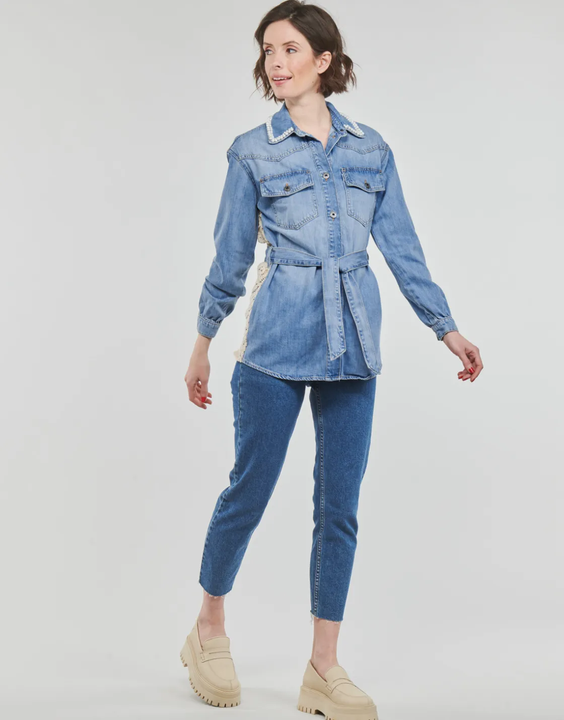 Liu Jo Vestes^- GIACCA CAMICIA