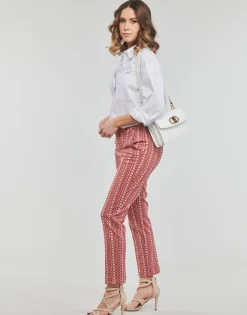 Liu Jo - PANT CHINO Rouge Discount