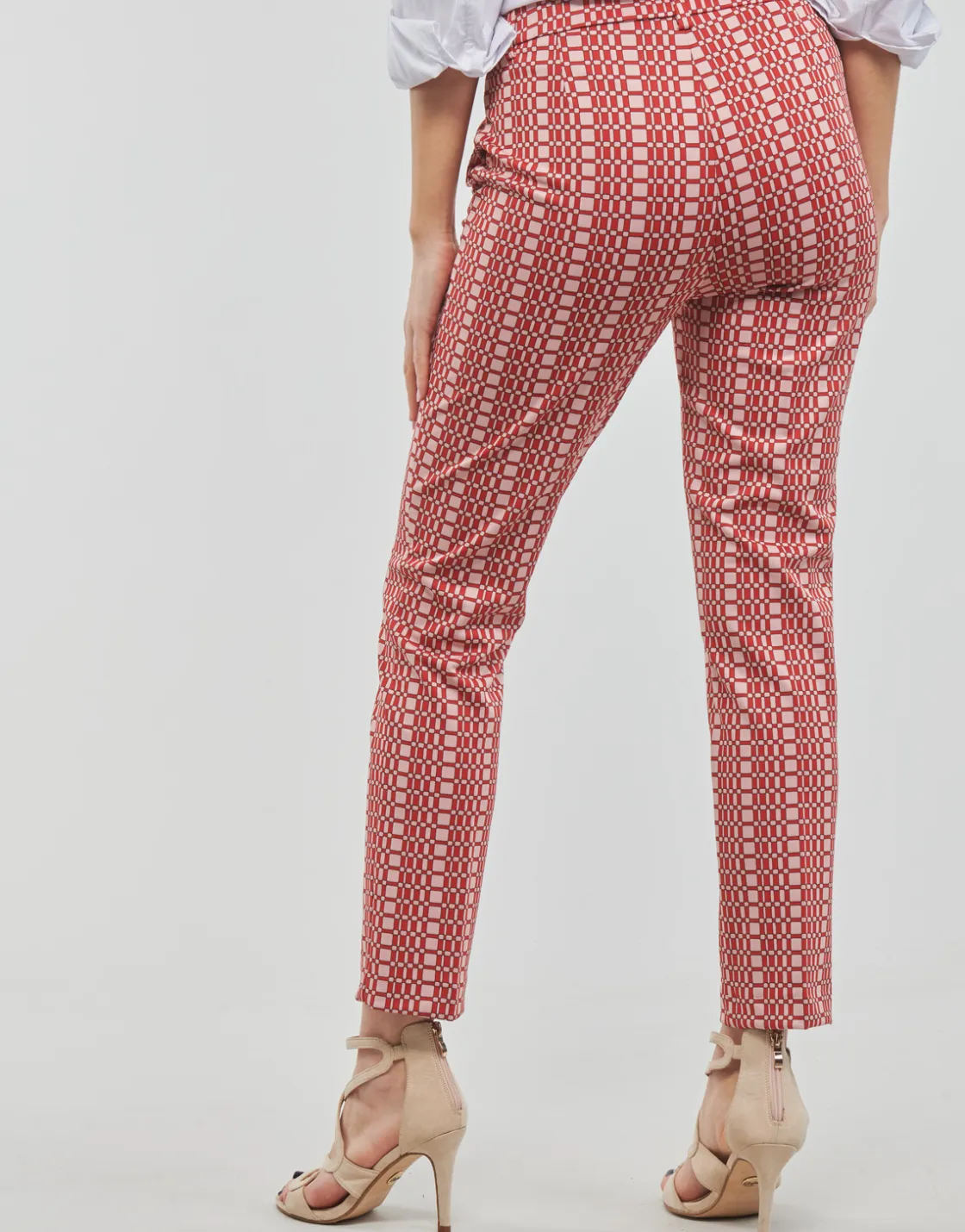 Liu Jo - PANT CHINO Rouge Discount