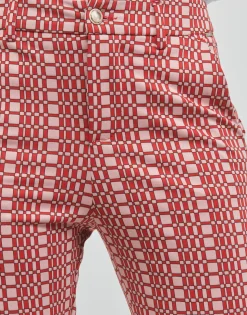 Liu Jo - PANT CHINO Rouge Discount