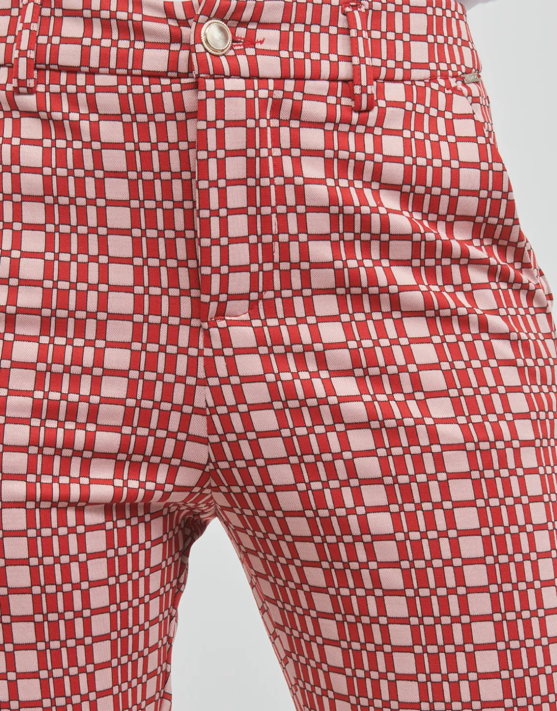 Liu Jo - PANT CHINO Rouge Discount