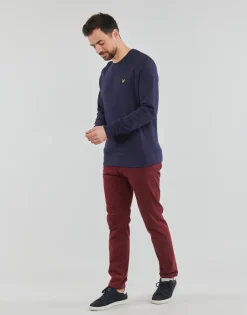 Lyle & Scott - Crew Neck Sweatshirt Bleu Discount