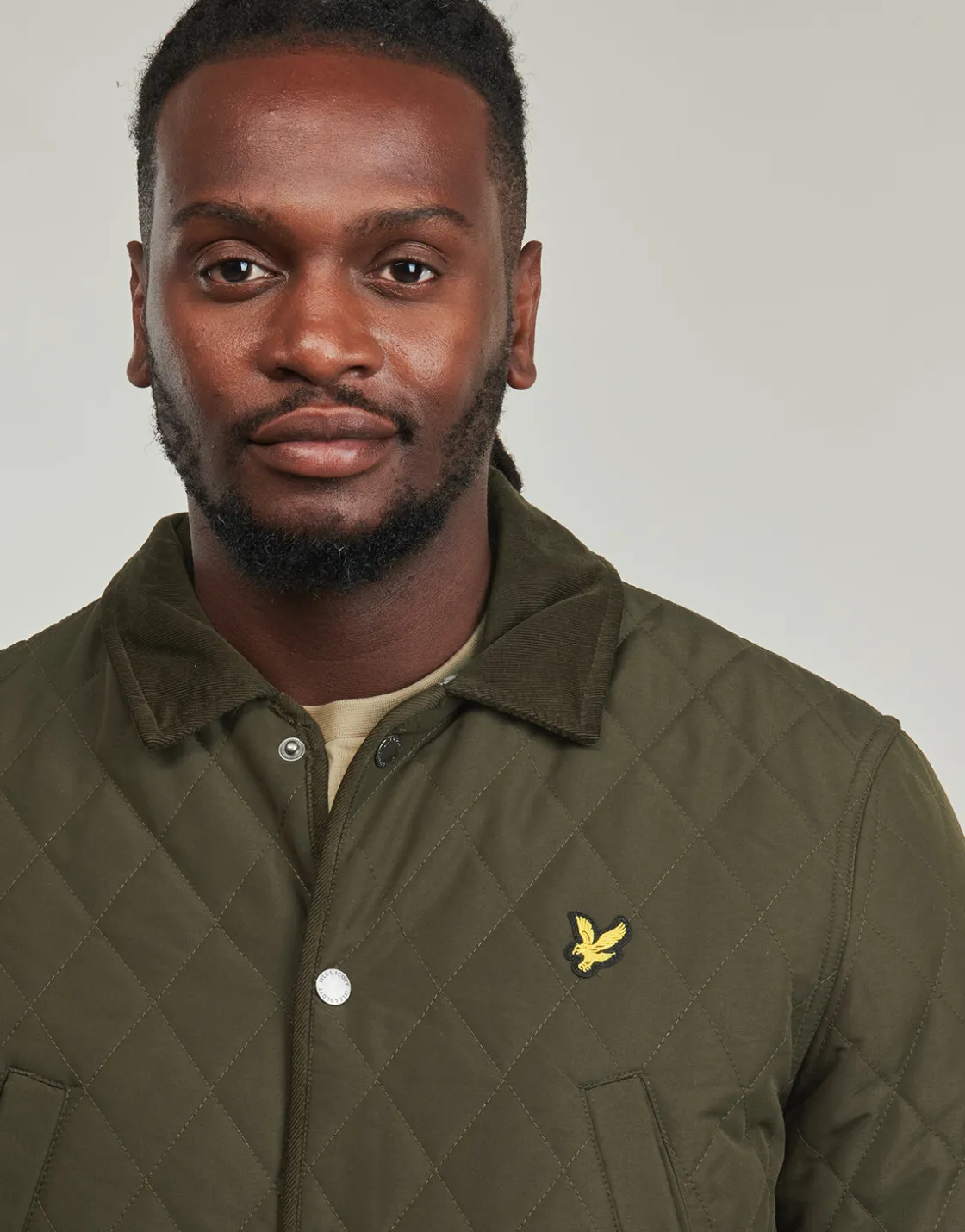 Lyle & Scott - JK1990V Kaki Outlet