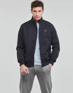 Lyle & Scott - MESH BACKED FUNNEL NECK JACKET Bleu Outlet