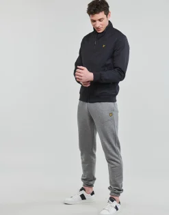 Lyle & Scott - MESH BACKED FUNNEL NECK JACKET Bleu Outlet