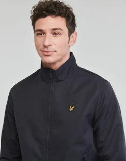 Lyle & Scott - MESH BACKED FUNNEL NECK JACKET Bleu Outlet