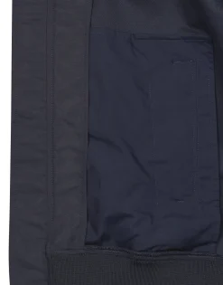 Lyle & Scott - MESH BACKED FUNNEL NECK JACKET Bleu Outlet