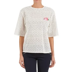 Manoush - FLOWER BADGE Blanc Discount