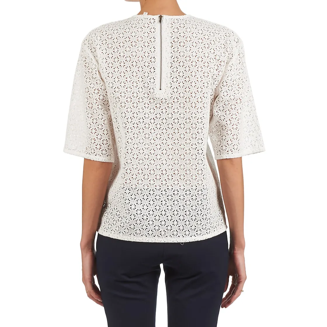 Manoush - FLOWER BADGE Blanc Discount