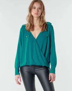 Marciano - SALLY CREPE TOP Vert Sale
