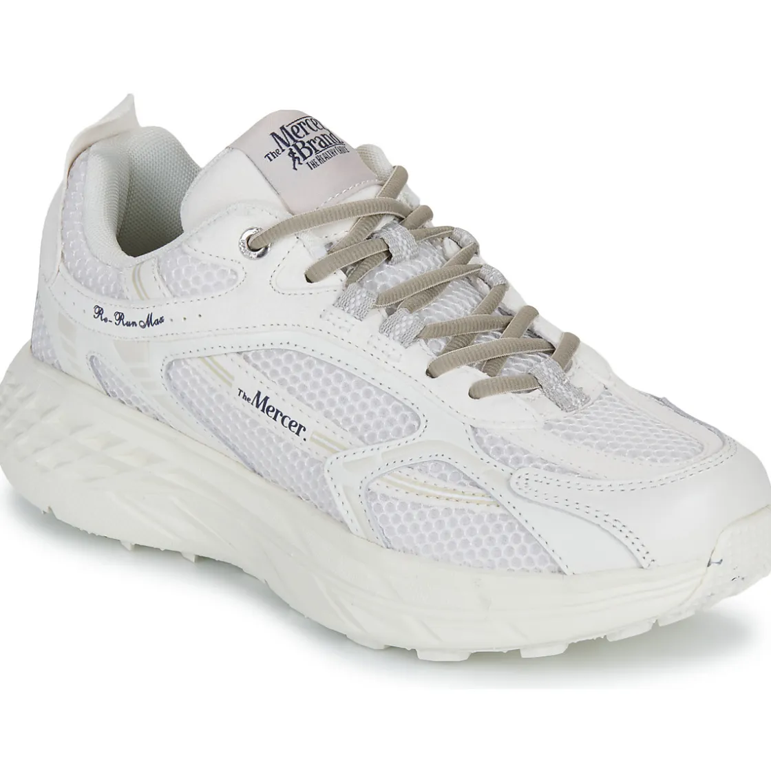 Mercer Amsterdam - THE RE RUN MAX SUEDE Blanc Discount