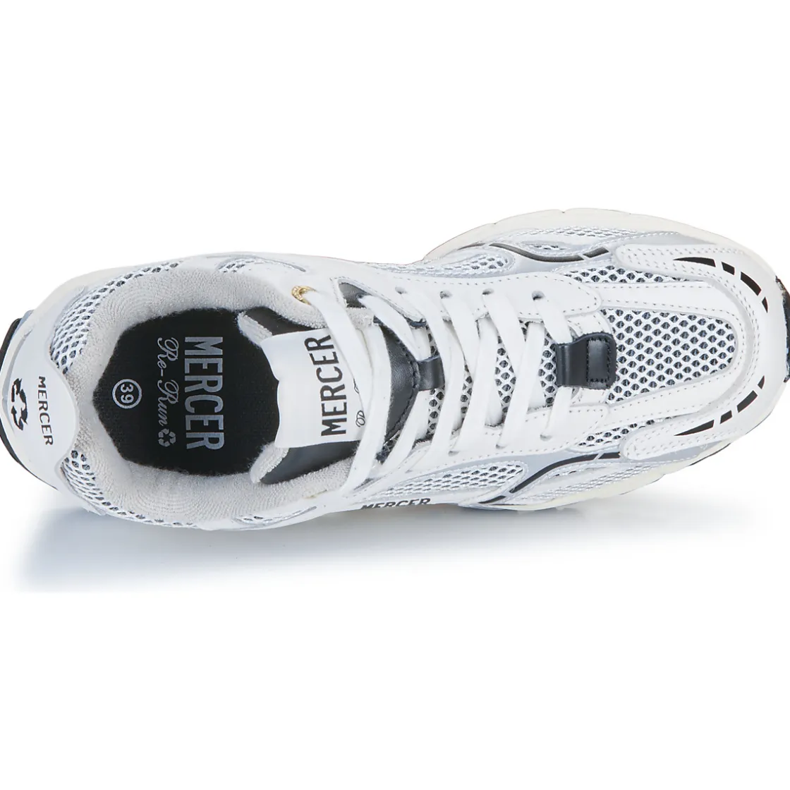 Mercer Amsterdam - THE RE-RUN WHITE SILVER< Baskets Mode