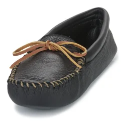 Minnetonka Mocassins & Chaussures Bateau^- DOUBLE DEERSKIN SOFTSOLE