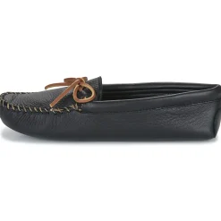 Minnetonka Mocassins & Chaussures Bateau^- DOUBLE DEERSKIN SOFTSOLE