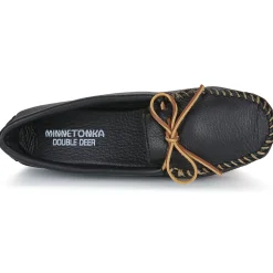Minnetonka Mocassins & Chaussures Bateau^- DOUBLE DEERSKIN SOFTSOLE