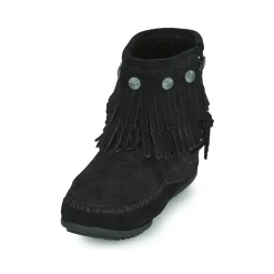 Minnetonka - DOUBLE FRINGE SIDE ZIP BOOT< Bottines / Boots