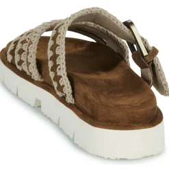 Mou Sandales Et Nu-pieds^- BIO TWO BUCKLES MULTI STITCH