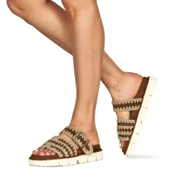 Mou Sandales Et Nu-pieds^- BIO TWO BUCKLES MULTI STITCH
