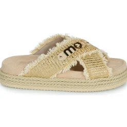 Mou Sandales Et Nu-pieds^- CRISS-CROSS ROPE SANDAL RAFFIA