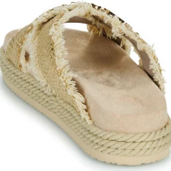 Mou Sandales Et Nu-pieds^- CRISS-CROSS ROPE SANDAL RAFFIA