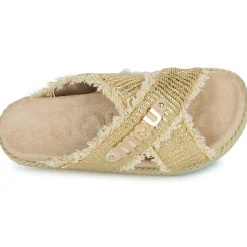 Mou Sandales Et Nu-pieds^- CRISS-CROSS ROPE SANDAL RAFFIA