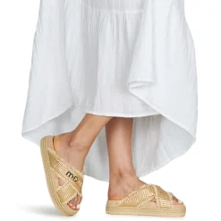 Mou Sandales Et Nu-pieds^- CRISS-CROSS ROPE SANDAL RAFFIA