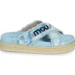 Mou - CRISS-CROSS ROPE SANDAL PAINTE< Sandales Et Nu-pieds