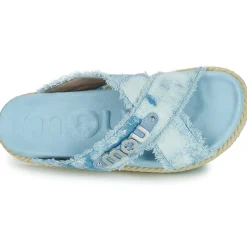 Mou - CRISS-CROSS ROPE SANDAL PAINTE< Sandales Et Nu-pieds