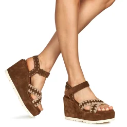 Mou Sandales Et Nu-pieds^- EVA CRISS CROSS WEDGE
