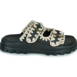 Mou - EVA ONE-PIECE SLIDE TWO-BUCKLE Noir Best