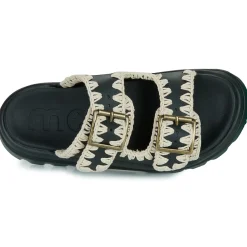 Mou - EVA ONE-PIECE SLIDE TWO-BUCKLE Noir Best