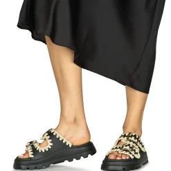Mou - EVA ONE-PIECE SLIDE TWO-BUCKLE Noir Best