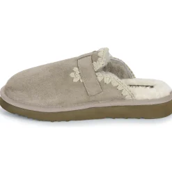 Mou Mules / Sabots^- SUEDE SHEEPSKIN CLOG ESKIMO