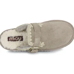 Mou Mules / Sabots^- SUEDE SHEEPSKIN CLOG ESKIMO