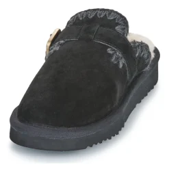 Mou Mules / Sabots^- SUEDE SHEEPSKIN CLOG ESKIMO