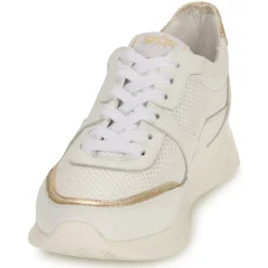 Myma Baskets Mode^- 7715MY02-CUIR--LAMINATO-PLATINE-CUIR--PERFO