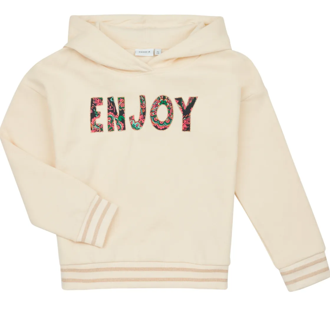 Name it Sweats & Polaires^- NKFLONNA LS SWE WH BRU PS