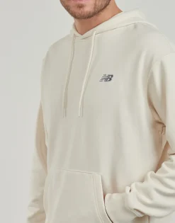 New Balance Sweats & Polaires^- BRUSHED SMALL LOGO HOODIE