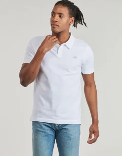 New Balance - COTTON PIQUE POLO Blanc Outlet
