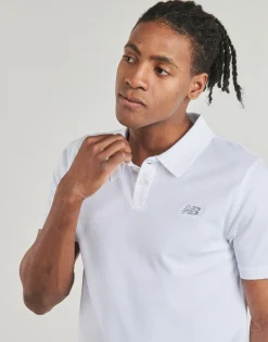 New Balance - COTTON PIQUE POLO Blanc Outlet