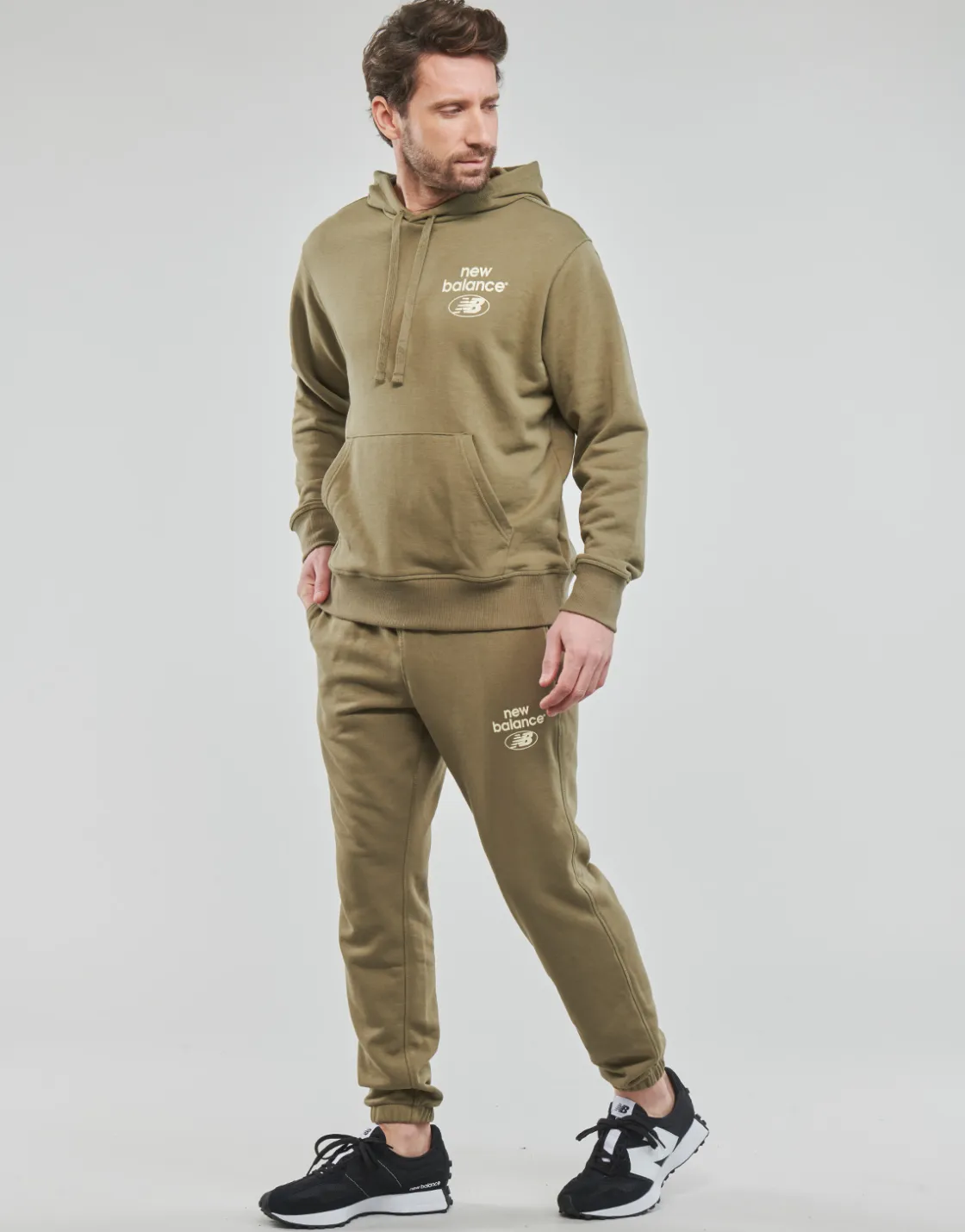 New Balance - ESSENTIALS FRENCH TERRY SWEATPANT Kaki