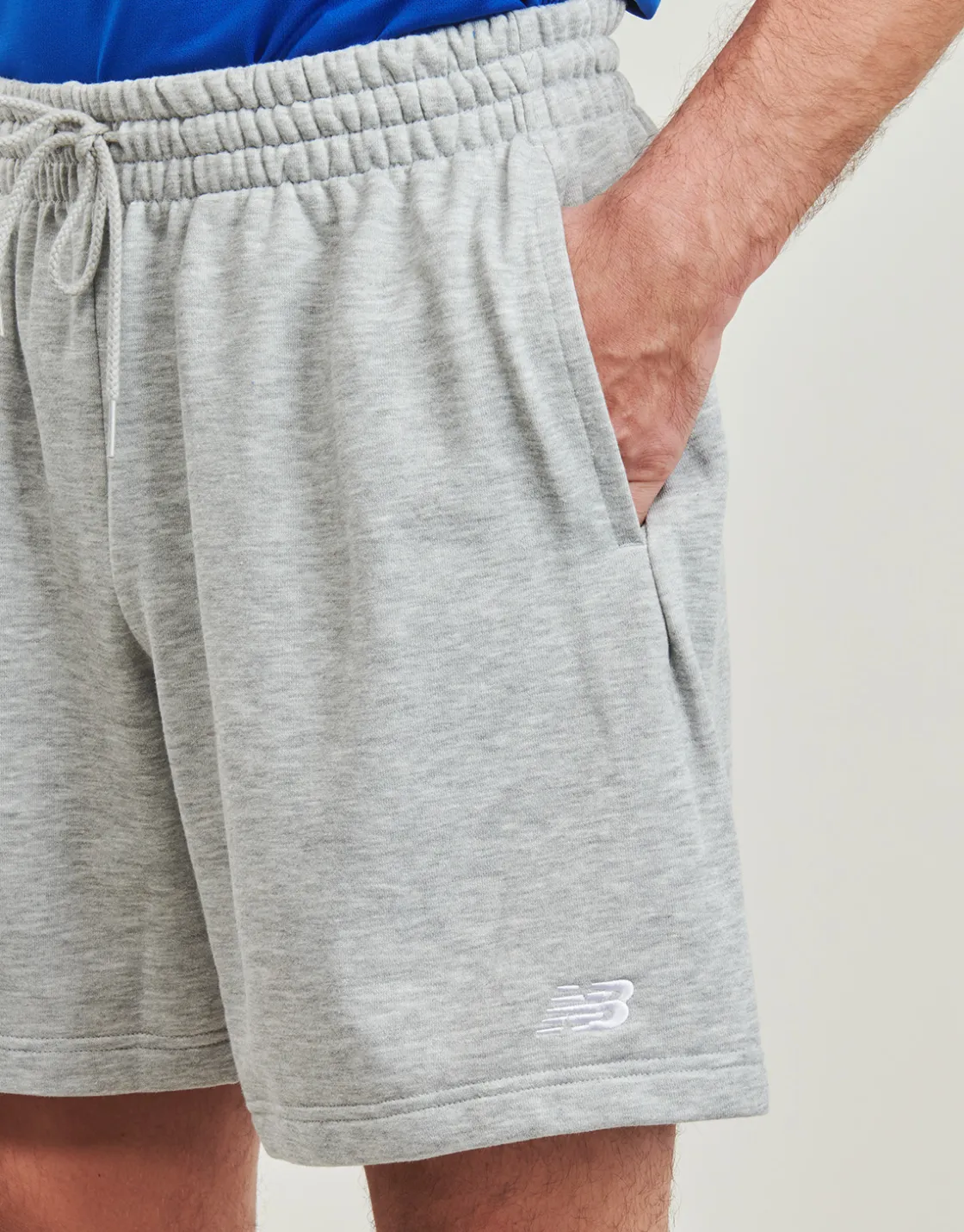 New Balance - FRENCH TERRY SHORT Gris New