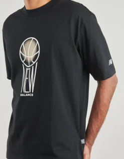 New Balance - GRAPHIC JERSEY TEE Noir Outlet